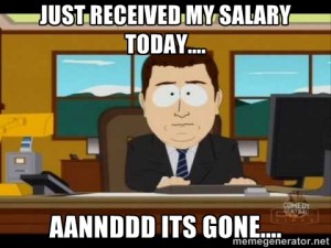 Where did my salary go?