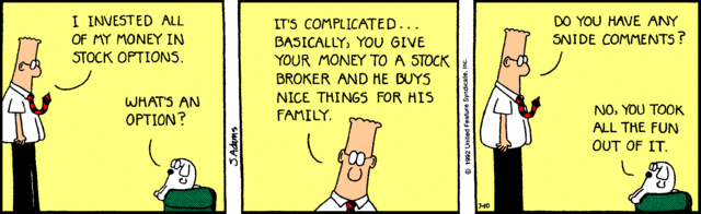 Dilbert's broker
